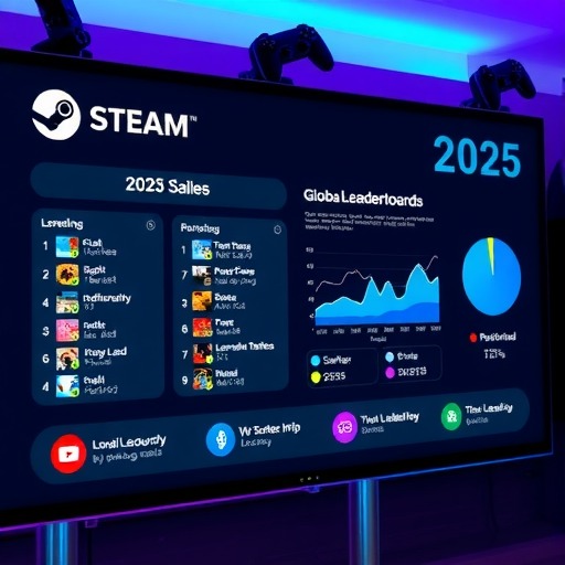 Steam 2025年游戏销量排行榜出炉：全球与国区榜单对比分析